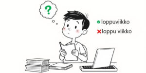 loppuviikko vai loppu viikko